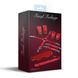 Набір Feral Feelings BDSM Kit 5 Red, наручники, поножі, хрестовина, маска, падл