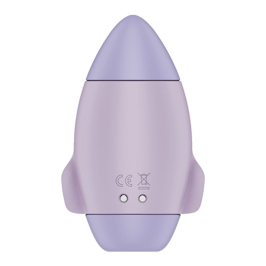 Вакуумний стимулятор з вібрацією Satisfyer Mission Control Violet, 2 незалежні мотори