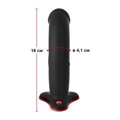 Фалоімітатор Fun Factory THE BOSS STUB, чорний, реалістична текстура, довжина 17,9 см, діаметр 4,1см