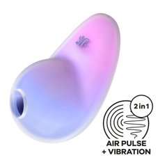 Вакуумный стимулятор с вибрацией Satisfyer Pixie Dust Violet/Pink
