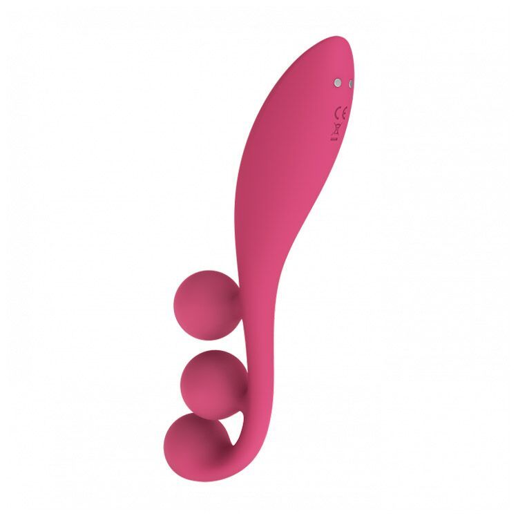 Універсальний вібратор Satisfyer Tri Ball 1, 3 мотори, гнеться