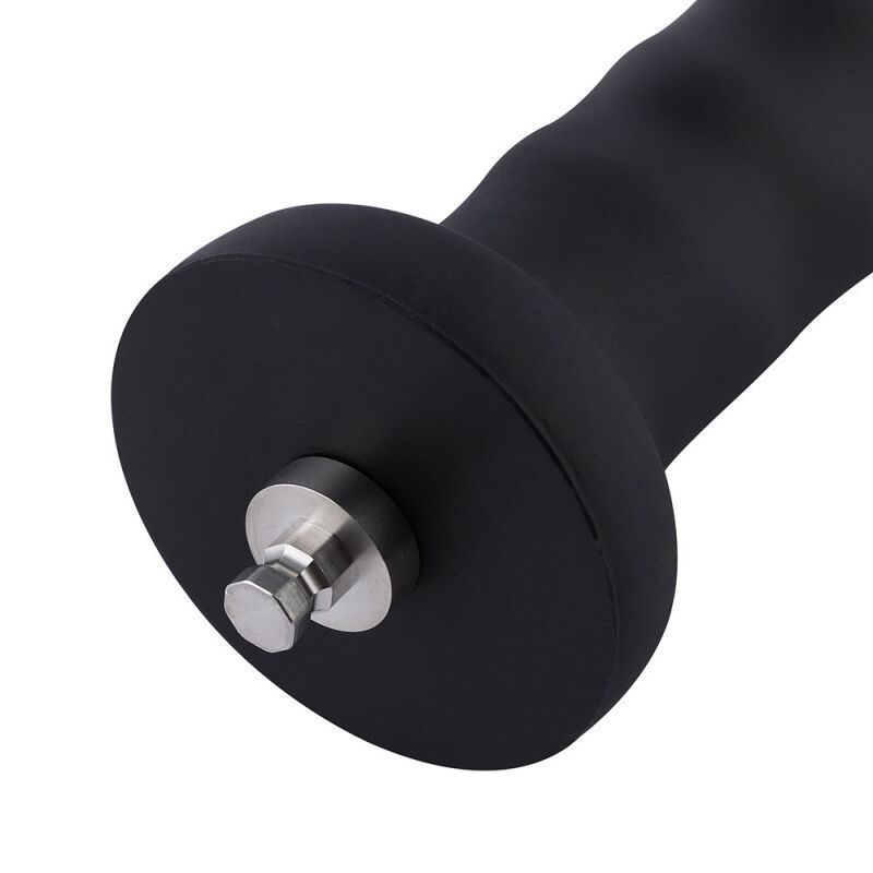 Силіконовий фалоімітатор для секс-машин Hismith 7.1&Prime; Anal Dildo Black, система KlicLok