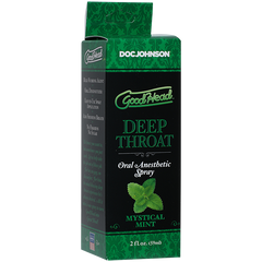 Спрей для мінету Doc Johnson GoodHead DeepThroat Spray - Mystical Mint 59 мл для глибокого мінета