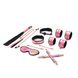 БДСМ-набір Liebe Seele Vivid Sakura 8 Pieces Set, 8 аксесуарів, екошкіра на оксамитовій основі