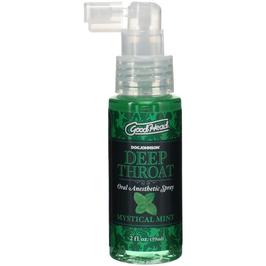 Спрей для мінету Doc Johnson GoodHead DeepThroat Spray - Mystical Mint 59 мл для глибокого мінета