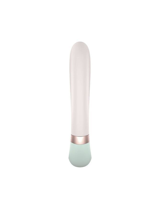 Смарт вібратор кролик із підігрівом Satisfyer Heat Wave Mint