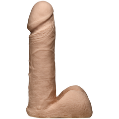Фалоімітатор Doc Johnson Vac-U-Lock - 6 Inch ULTRASKYN Cock White, діаметр 4,3 см