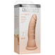 Фалоімітатор Doc Johnson Platinum TRUSKYN - The Tru Ride Slim 7 Inch, діаметр 4,4 см, двошаровий