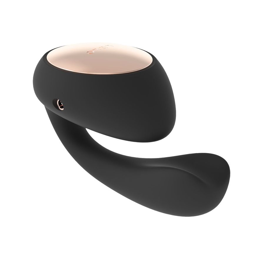 Смарт-вібратор LELO Ida Wave Black, вагінально-кліторальний, технологія WaveMotion, 2 мотори