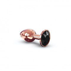 Металева анальна пробка із прикрасою у вигляді кристалу Dorcel - Diamond Plug S