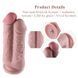Подвійний дилдо для секс-машин Hismith 8.5&Prime; Two Cocks One Hole Silicone Dildo