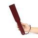 Двосторонній паддл Liebe Seele Wine Red Spanking Paddle, натуральна шкіра
