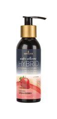 Смазка водно-силиконовая Sensuva Hybrid Strawberry (125 мл) без сахара, можно для оральных ласк