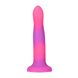 Фалоімітатор, що світиться в темряві, ADDICTION Rave 8″, Glow in the Dark Dildo Pink Purple, 20,3 см