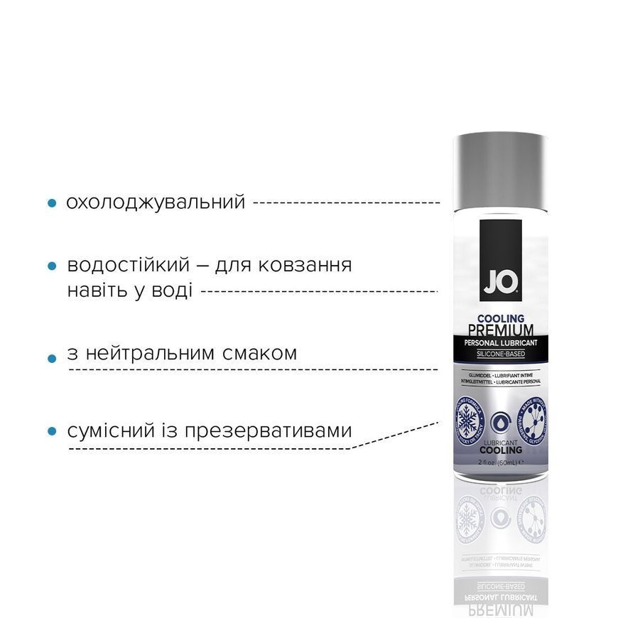Охолоджувальний лубрикант на силіконовій основі System JO PREMIUM &mdash; COOLING (60 мл)