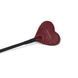 Шльопалка-сердечко Liebe Seele Wine Red Riding Crop with Heart-Shape Tip, натуральна шкіра