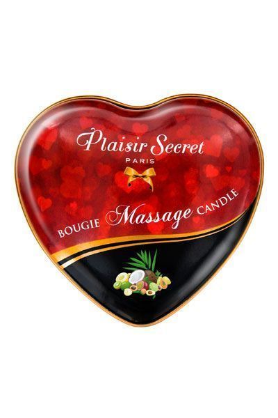 Масажна свічка серце Plaisirs Secrets Exotic Fruits (35 мл)