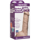 Фалоімітатор Doc Johnson - 7 Inch Perfect Erect Cock, діаметр 3,8см, велика голівка, Vac-U-Lock
