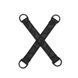 Набір Liebe Seele Black Lace and Neoprene 11pcs Bondage Kit, анальна пробка з кристалом, віброкуля
