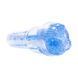 Мастурбатор Fleshlight Turbo Core Blue Ice, оральний секс (глибоке горло), Прозорий