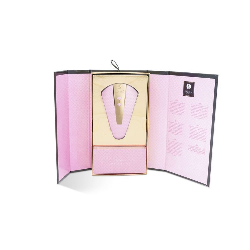 Кліторальний вібратор Shunga Obi Light Pink, Рожевий