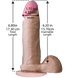 Фалоімітатор Doc Johnson The Realistic Cock 6 inch White &ndash; ULTRASKYN, Vack-U-Lock, діаметр 4,3 см