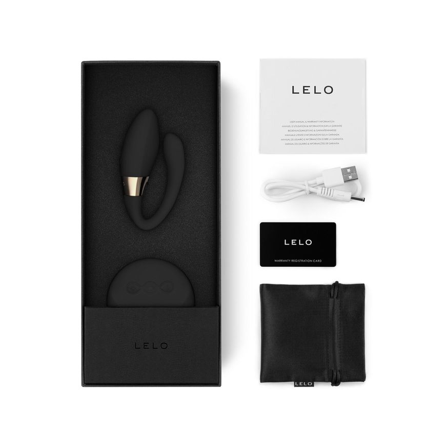 Вібратор для пар LELO Tiani Duo Black, 2 мотори, пульт ДК