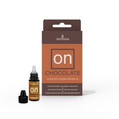 Возбуждающе капли для клитора Sensuva - ON Arousal Oil for Her Chocolate (5 мл) со вкусом шоколада