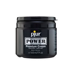 Густа змазка для фістингу та анального сексу pjur POWER Premium Cream 500 мл на гібридній основі