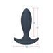 Анальна пробка з пульсацією Lux Active &ndash; Throb &ndash; 4.5" Anal Pulsating Massager, пульт ДК