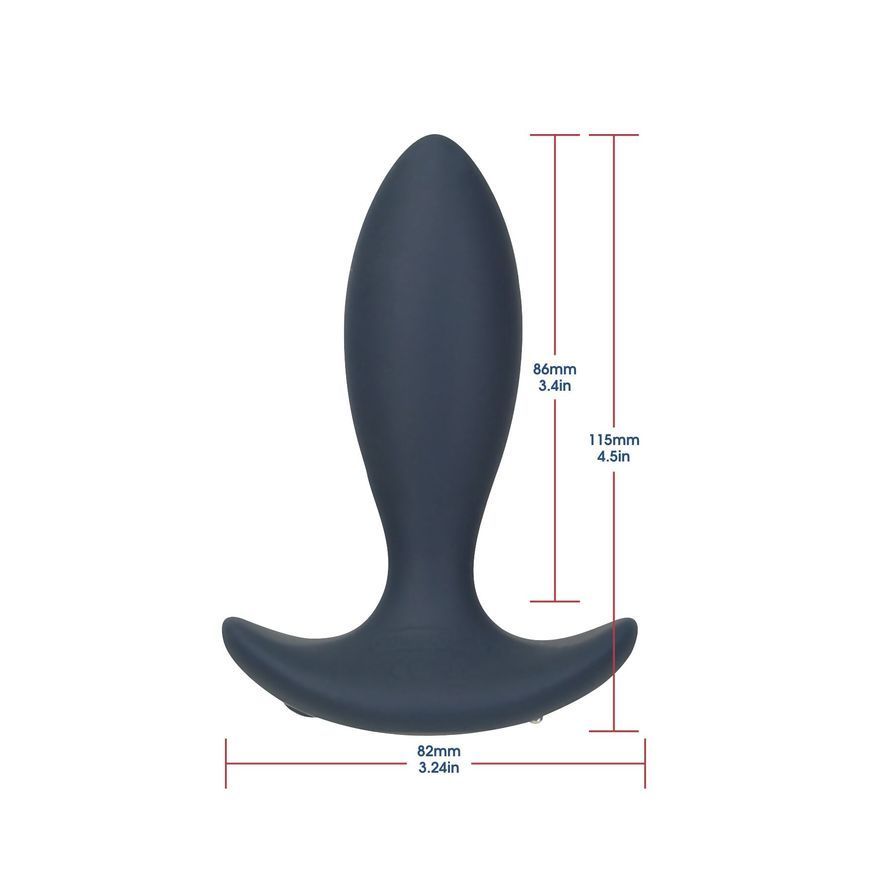 Анальна пробка з пульсацією Lux Active &ndash; Throb &ndash; 4.5" Anal Pulsating Massager, пульт ДК