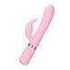 Розкішний кролик з ротацією та вібрацією Pillow Talk Lively Pink, кристал Сваровскі, Рожевий