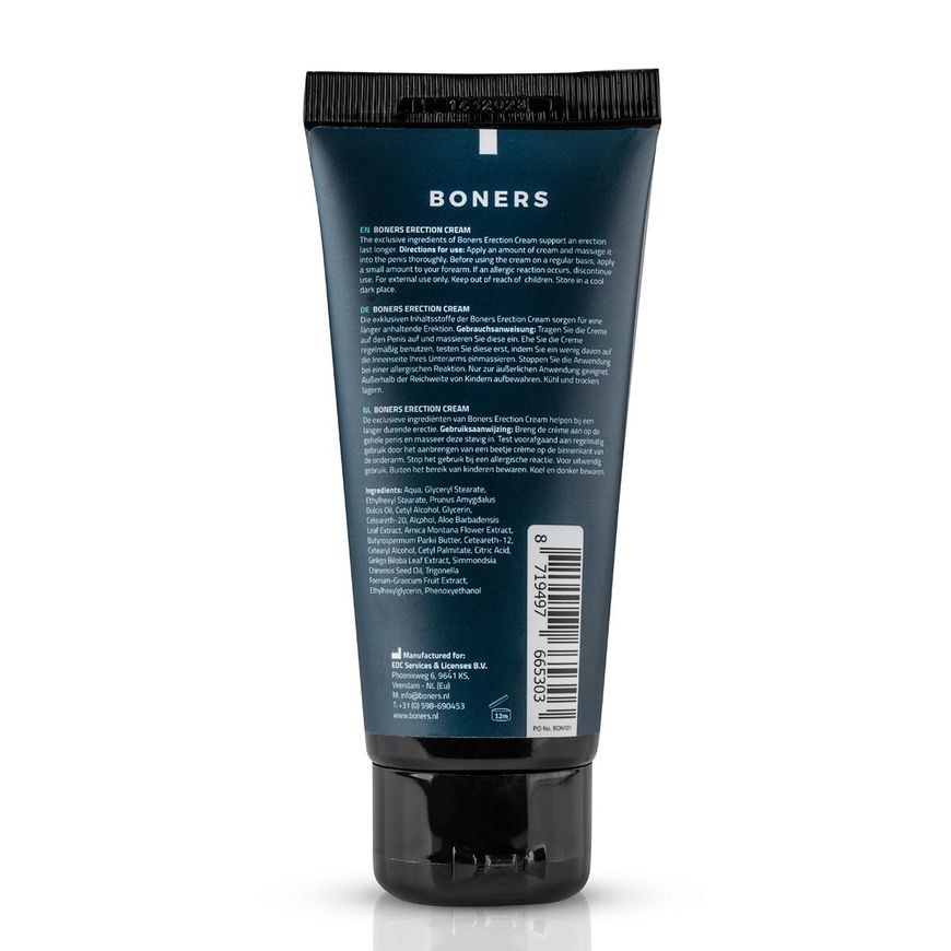 Крем для ерекції Boners Erection Cream (100 мл)