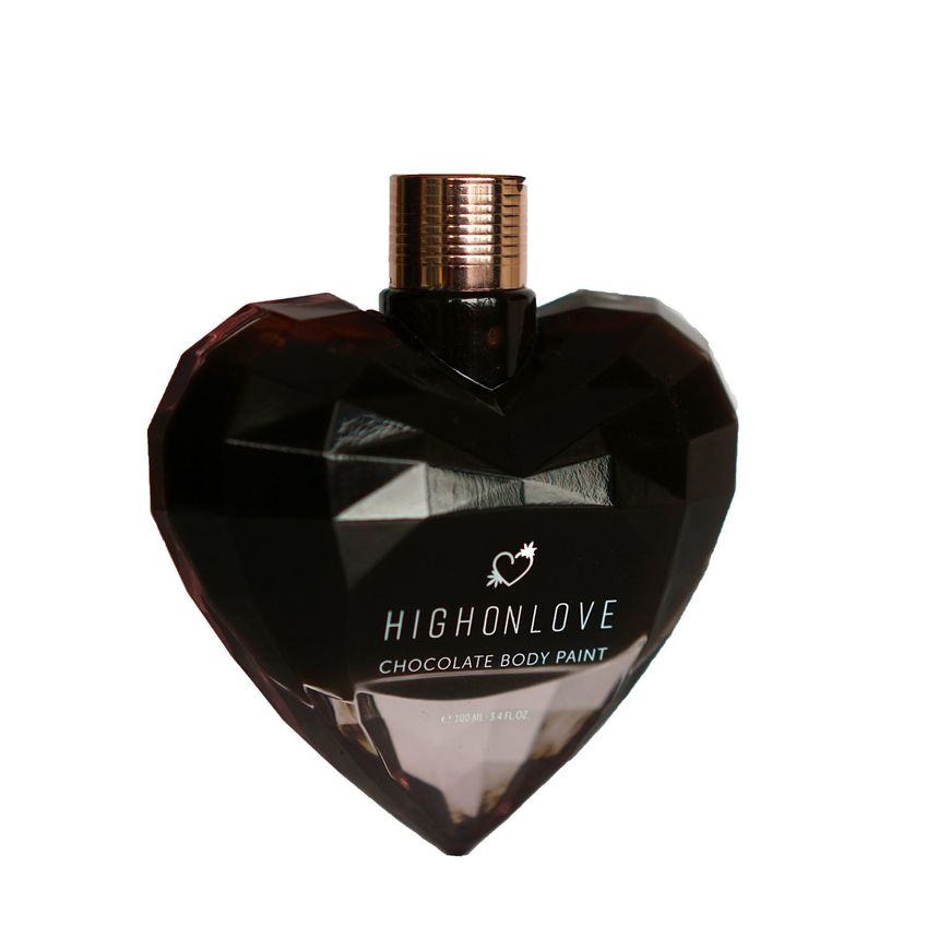 Преміум фарба для тіла HighOnLove Chocolate Body Paint (100 мл) з какао, кофеїном, маслом канабісу