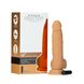 Фалоімітатор ADDICTION Dual Density Silicone Dildo Caramel 8″, присоска, діаметр 4,3 см, віброкуля в