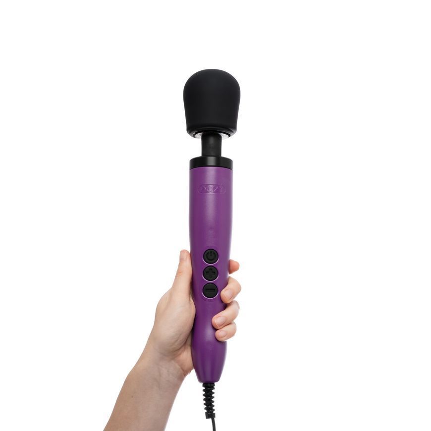Вібромасажер DOXY Original Purple, дуже потужний, живлення 220В