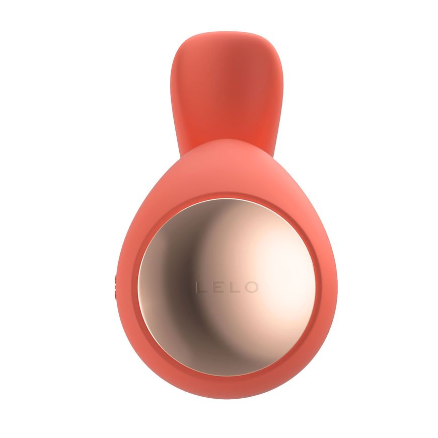 Смарт-вібратор LELO Ida Wave Coral Red, вагінально-кліторальний, технологія WaveMotion, 2 мотори