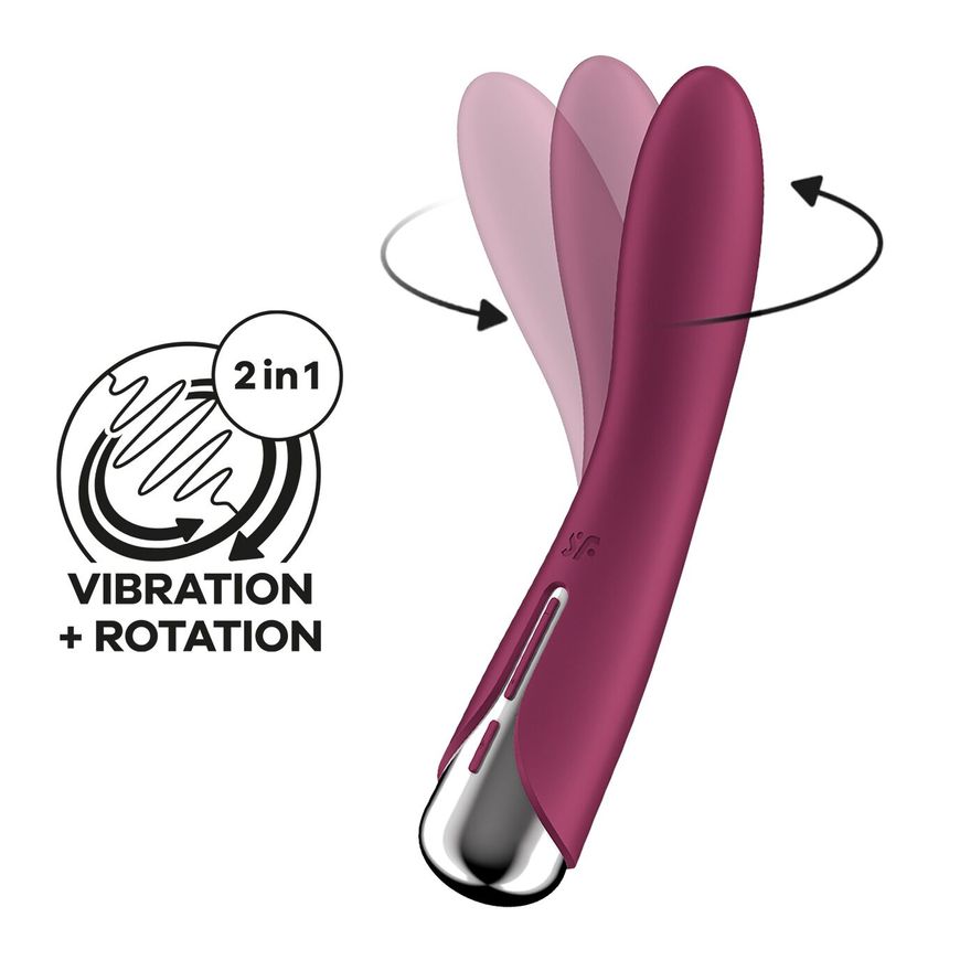 Вібратор Satisfyer Spinning Vibe 1 Red