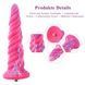 Фантазійний фалоімітатор 10.12&Prime; для секс-машин Hismith Silicone Dildo rose Monster Series, KlicLok