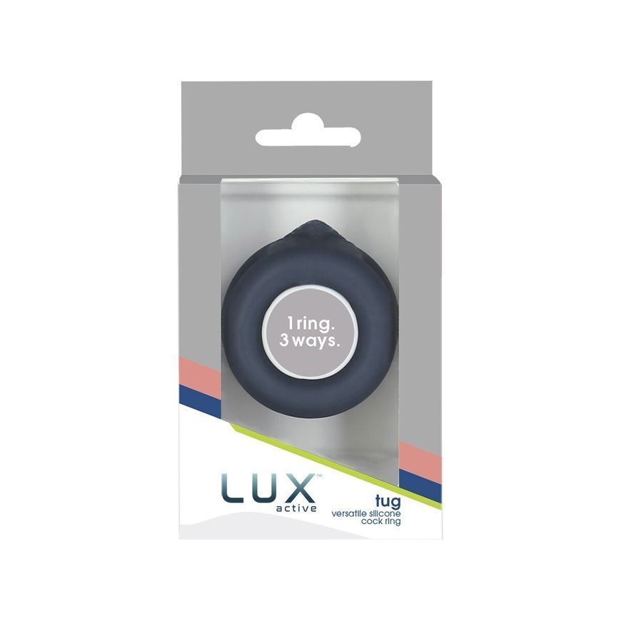 Подвійне ерекційне кільце LUX Active &ndash; Tug &ndash; Versatile Silicone Cock Ring