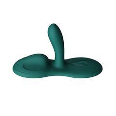 Sit-on-top смарт-вібратор Zalo &ndash; Flora Smart Vibrating Pad Turquoise Green, 9 моторів