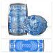 Мастурбатор Fleshlight Quickshot Turbo Blue Ice, компактний, наскрізний, підійде для пар та мінету