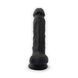 Фалоімітатор SilexD Johnny Black (MODEL 1 size 7in), двошаровий, силікон + Silexpan, діаметр 3,8см