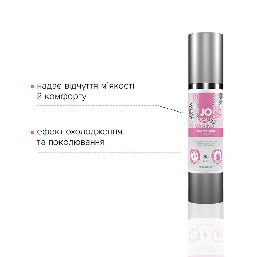 Гель для сужения влагалища System JO Vaginal Tightening Serum (50 мл) с охлаждающе-вибрирующим эфф.