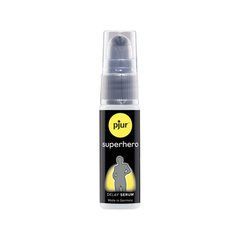Пролонгувальний гель pjur Superhero Serum 20 мл, створює невидиму плівку, що знижує чутливість