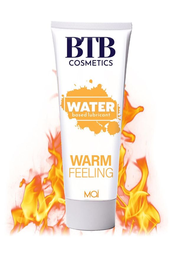 Розігрівальна змазка на водній основі BTB WARM FEELING (100 мл)