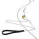 Металева анальна пробка Art of Sex Metal Anal Plug with Leash size M з повідцем
