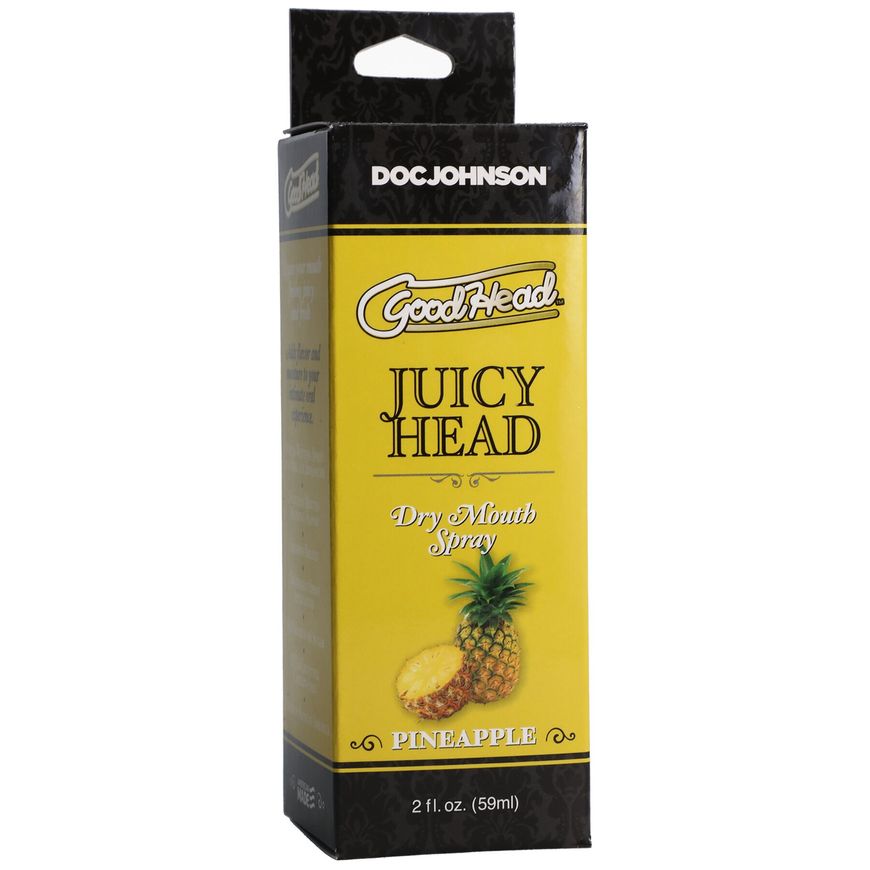 Doc Johnson GOODHEAD - JUICY HEAD - DRY MOUTH SPRAY - PINEAPPLE 2 FL. OZ