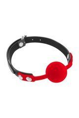 Класичний кляп з силіконовую кулькою Fetish Tentation Silicone Gag Ball