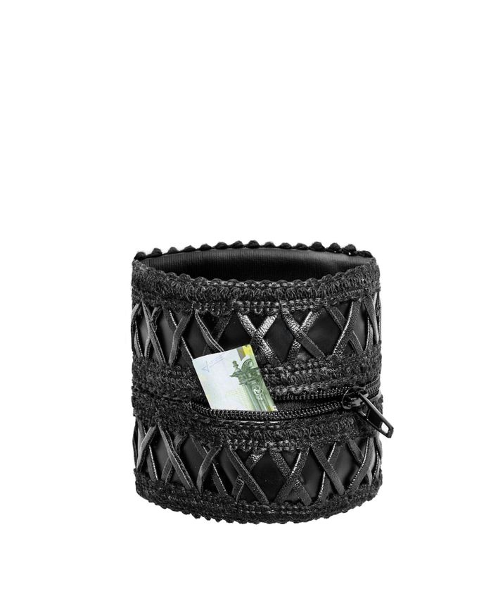 Жіночий наручний гаманець Noir Handmade F326 Wrist wallet with hidden zipper